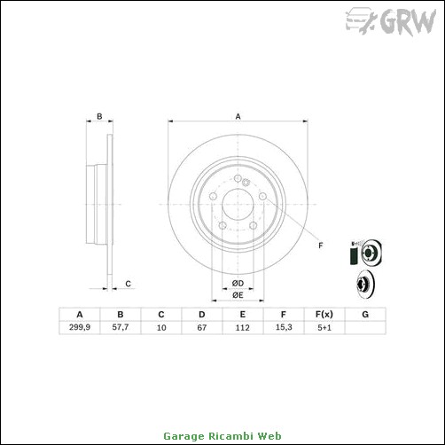 0986479410 coppia dischi freno bosch posteriore per mercedes classe e 250 220 2 mercedes classe e coupe (c207) e 250 cgi (207.347) coupe [2009-01 > 2016-12] cc:1796 kw:150 hp:204<br>mercedes classe e coupe (c207) e 250 (207.336) coupe [2013-06 > 2016-12] cc:1991 kw:155 hp:211<br>mercedes classe e coupe (c207) e 250 cdi / bluetec / d (207.303, 207.304) coupe [2009-01 > 2016-12] cc:2143 kw:150 hp:204<br>mercedes classe e cabriolet (a207) e 250 cgi (207.447) cabriolet [2010-01 > 2016-12] cc:1796 kw:150 hp:204<br>mercedes classe e cabriolet (a207) e 250 (207.436) cabriolet [2013-06 > 2016-12] cc:1991 kw:155 hp:211<br>